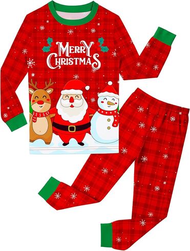 بيجامات بناتي للأطفال الصغار بأكمام طويلة مكونة من قطعتين Pjs مجموعة يونيكورن جاميز ملابس نوم مناسبة 3T-10Y in Kuwait