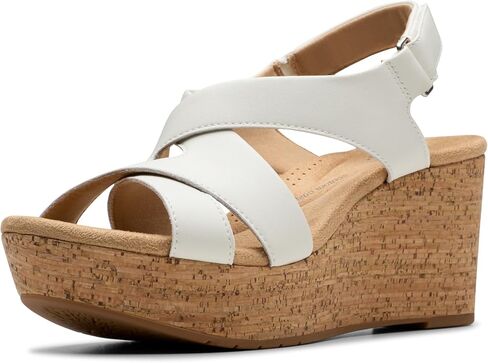 Clarks Women's Modern Casuals Wedge Sandal in Saudi Arabia