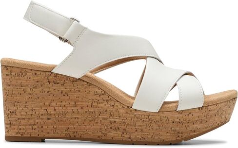 Clarks Women's Modern Casuals Wedge Sandal in Saudi Arabia