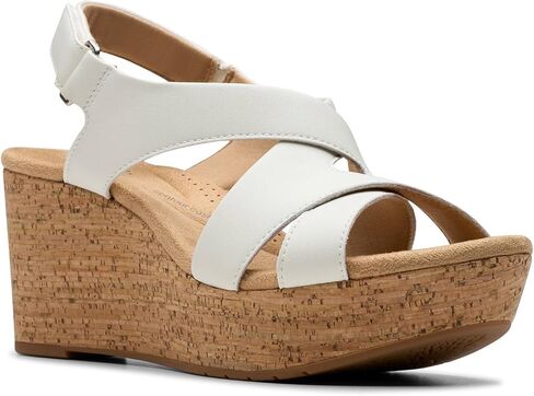 Clarks Women's Modern Casuals Wedge Sandal in Saudi Arabia