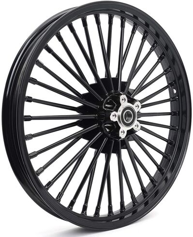 TOFR 21inch 18inch Chrome Front Rear Wheels Rims 36 Fat King Spokes Tubeless For Harley Dyna 2000-2005 FXDB Street Bob FXDL Low Rider FXDWG Wide Glide FXD Super Glide 2001 2002 2003 2004 2005 in Saudi Arabia