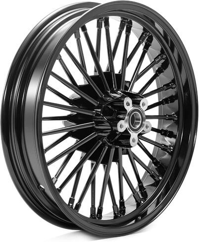 TOFR 21inch 18inch Chrome Front Rear Wheels Rims 36 Fat King Spokes Tubeless For Harley Dyna 2000-2005 FXDB Street Bob FXDL Low Rider FXDWG Wide Glide FXD Super Glide 2001 2002 2003 2004 2005 in Saudi Arabia