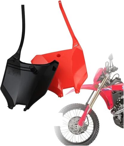 إكسسوارات الدراجة الأمامية اسم اللوحة الأسماء البلاستيكية متوافقة مع CRF450 2022 CRF450R Motocross أجزاء (أبيض) in Kuwait