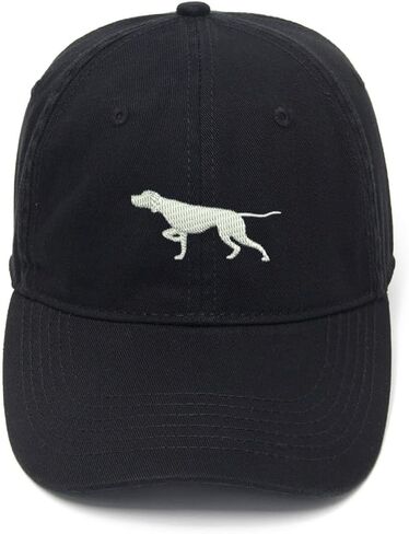 English Pointer Embroidered Mens Baseball Cap Cotton Washed Baseball Hat in Saudi Arabia