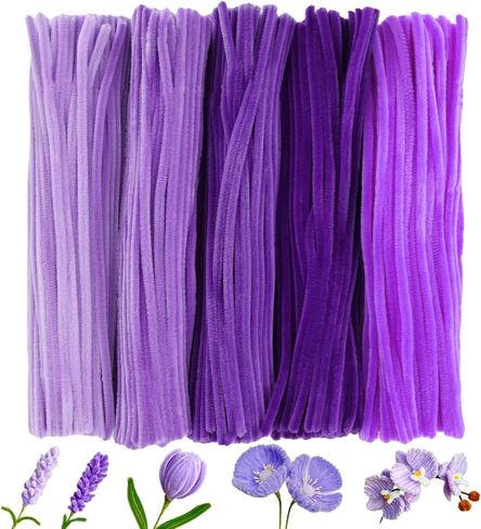 1500PCS Pipe Cleaners, Pipe Cleaners Craft Supplies, Pink Chenille Stems Pipe Cleaners Bulk Fuzzy Sticks for DIY Arts Crafts Project Decorations in Kuwait