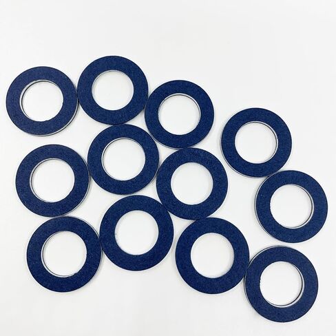 12 Pack 90430-12031 Oil Drain Plug Gasket Compatible with Toyota Highlander Corolla 4Runner Tacoma Camry Tundra Avalon Scion Aluminum in Saudi Arabia