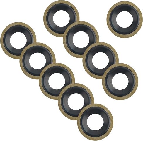 10pcs m14 حشية موسع تصريف الزيت ، سحق زيت المكسور المعدني المكونات OEM#097-828CD ، E0FZ-6734-A ، E3DZ-6734-A ، PANS PAN PLACKT المتوافقة مع Ford Lincoln Mercury (M14) in Kuwait