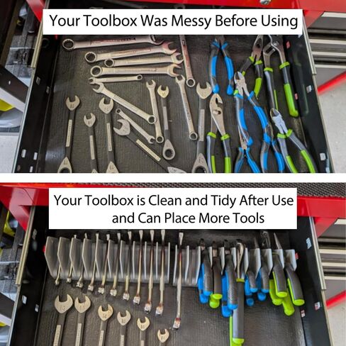 2-Pack Plier Organizer Rack,Tool Drawer Organizer, Plier Rack,Durable and Space-Saving Design,for Tool Storage in Saudi Arabia