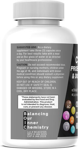 كبسولات الفحم المنشط - قوة إضافية مع شيلاجيت ، 200 مليار من بروبيوتيك CFU ، إنزيمات الهضمية ، النعناع ، الشمر ، عرق السوس والزنجبيل - 120 كبسولة (حزمة 1) in Kuwait