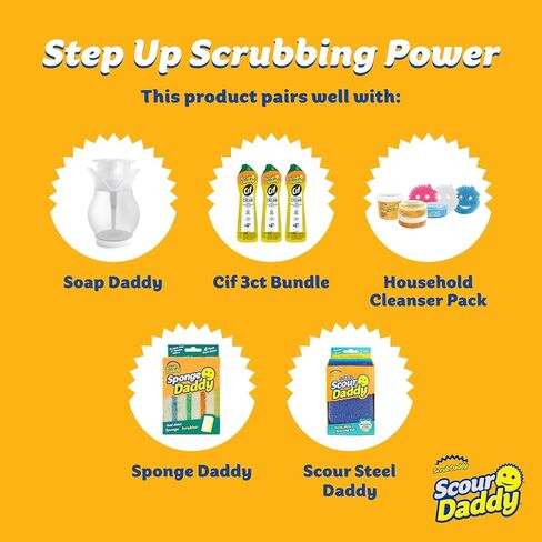 Sponge Daddy 4-Pack Durable Sponges in Saudi Arabia