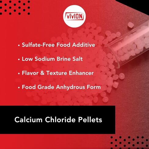 Calcium Chloride Pellets - 5 kg (11 lb) - Food Grade Anhydrous 94-97% in Saudi Arabia