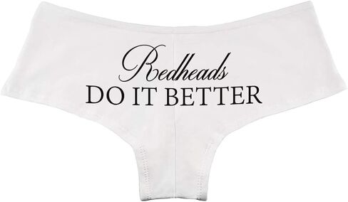 Decal Serpent Redheads Do It Better Funny Women's Boyshort Underwear Panties in Saudi Arabia