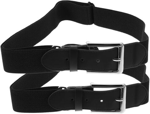 2pcs الحزام الرياضي القابل للتعديل للنساء رجال على نطاق واسع حزام البيسبول مرنة التمدد in Kuwait