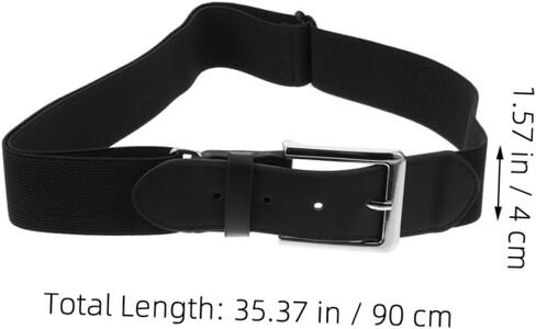 2pcs الحزام الرياضي القابل للتعديل للنساء رجال على نطاق واسع حزام البيسبول مرنة التمدد in Kuwait