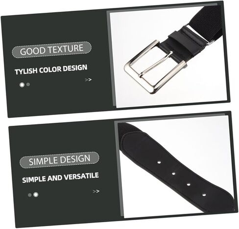 2pcs الحزام الرياضي القابل للتعديل للنساء رجال على نطاق واسع حزام البيسبول مرنة التمدد in Kuwait