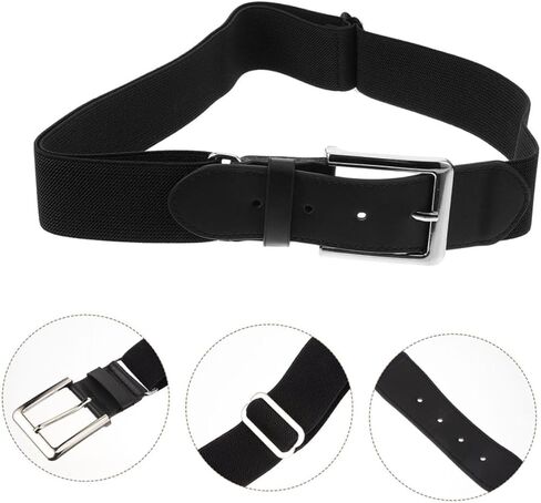 2pcs الحزام الرياضي القابل للتعديل للنساء رجال على نطاق واسع حزام البيسبول مرنة التمدد in Kuwait