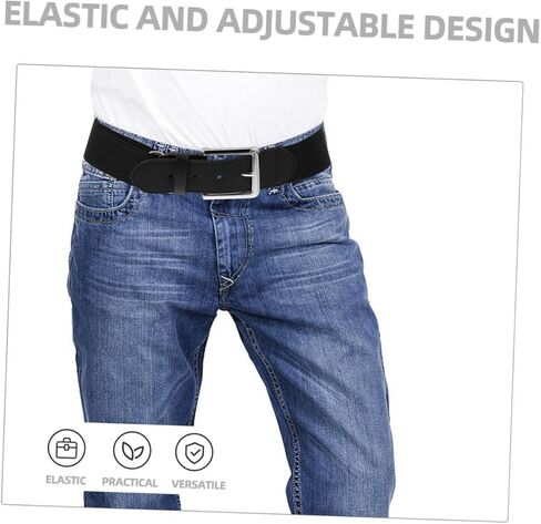 2pcs الحزام الرياضي القابل للتعديل للنساء رجال على نطاق واسع حزام البيسبول مرنة التمدد in Kuwait