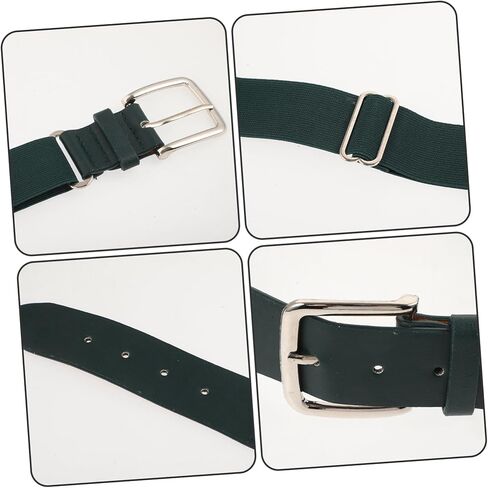 رجال قابلة للتعديل حزام البيسبول الحزام اللينة لكرة القدم مرنة مرنة مريحة رياضي الخصر الأخضر للأنشطة في الهواء الطلق in Kuwait