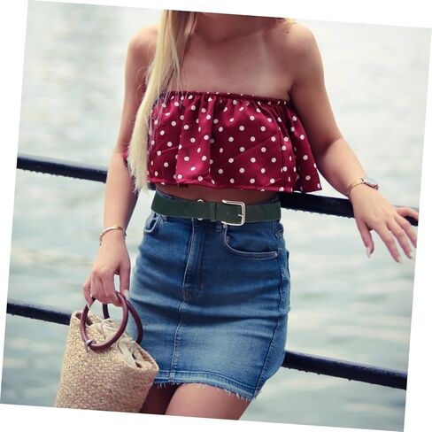 رجال قابلة للتعديل حزام البيسبول الحزام اللينة لكرة القدم مرنة مرنة مريحة رياضي الخصر الأخضر للأنشطة في الهواء الطلق in Kuwait