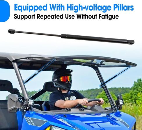 7043889 1 PC دعم رفع النافذة الأمامية استبدال 2207158 C16-32076 ، دعامة صدمة الغاز تناسب Polaris Ranger 2013-2025 للجوانب اليمنى واليسرى in Kuwait