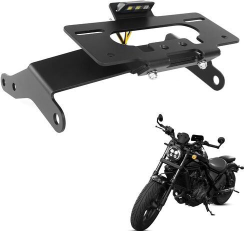 Xitomer Motorcycle Fender Eliminator Compatible with Rebel 1100 2025 2024 2023 2022 License Plate Holder with License Plate Light Fit for 2025 Rebel 1100 in Saudi Arabia
