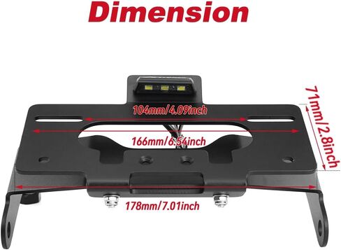 Xitomer Motorcycle Fender Eliminator Compatible with Rebel 1100 2025 2024 2023 2022 License Plate Holder with License Plate Light Fit for 2025 Rebel 1100 in Saudi Arabia