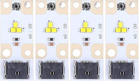 4Pc Xenon Headlights CSL Yellow DRL Boards Compatible for BMW F80 M3 F82 M4 F32 F33 2014-2017 Angel Eye Light LED Panel Replaces 63117263051 LED Headlight DRL Turn Signal Right Chips in Saudi Arabia