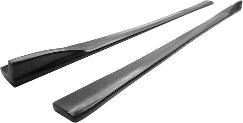 التنانير الجانبية متوافقة مع 2008-2014 Subaru Impreza WRX STI ، Black pu sidekirt rocker abouring air dam diffuser diffuser pumper splitter by Ikon Motorsports ، 2009 2010 2012 2013 in Kuwait