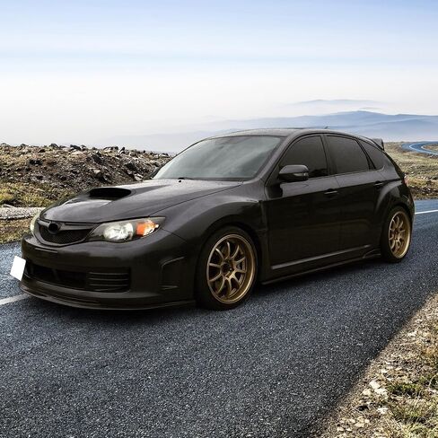 التنانير الجانبية متوافقة مع 2008-2014 Subaru Impreza WRX STI ، Black pu sidekirt rocker abouring air dam diffuser diffuser pumper splitter by Ikon Motorsports ، 2009 2010 2012 2013 in Kuwait