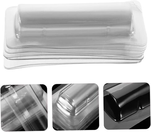 Valiclud 24pcs حامل البطاقة النقدية الشفة الشفاه النافذة البلاستيك مقطع DIY CARD CARD Organizer in Saudi Arabia