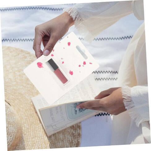 Valiclud 24pcs حامل البطاقة النقدية الشفة الشفاه النافذة البلاستيك مقطع DIY CARD CARD Organizer in Saudi Arabia