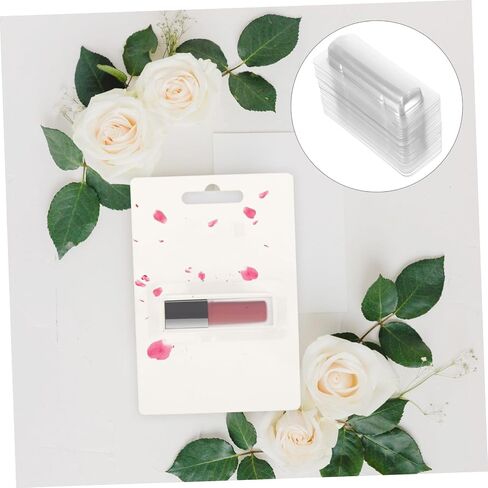 50Pcs Lip Balm Pouches DIY Plastic Lip Balm Money Holders for Cash and Cards for Home and Travel in Saudi Arabia