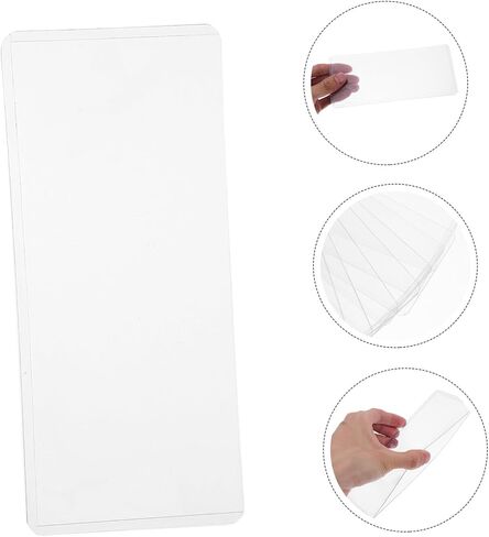Nuobesty 12pcs أكمام حماية من الأوراق النقدية السميكة 17.3 × 7.5 سم وعملات عرض العملة للعملة لهواة الجمع in Saudi Arabia