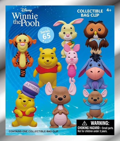 Winnie the Pooh Series 2-3d Foam Bag Clip Babe Bag - 24pc PDQ in Saudi Arabia