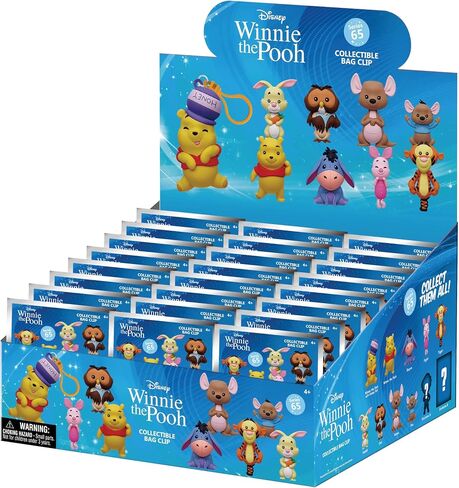 Winnie the Pooh Series 2-3d Foam Bag Clip Babe Bag - 24pc PDQ in Saudi Arabia