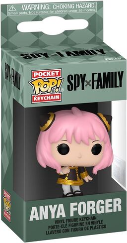 فونكو بوب! Keychain: Spy X Family - Anya Forger - Collectible Minifigure Minifigure Original Keychain - Stocking stuffer - فكرة الهدية - البضائع الرسمية - عشاق الأنيمي - minifigure in Saudi Arabia