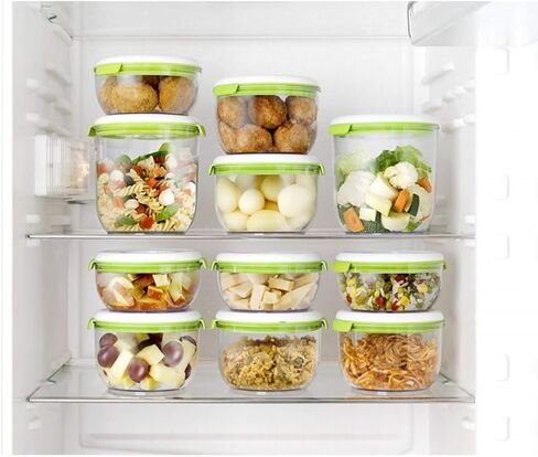 FOSA Vacuum Seal containers, Food Storage System Reusable Container Set with Vacuum and 3 Reusable containers, Food Saver Containers for Cacuum Seal in Saudi Arabia