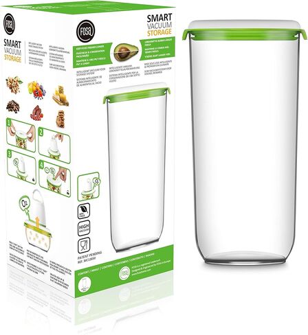 FOSA Vacuum Seal containers, Food Storage System Reusable Container Set with Vacuum and 3 Reusable containers, Food Saver Containers for Cacuum Seal in Saudi Arabia