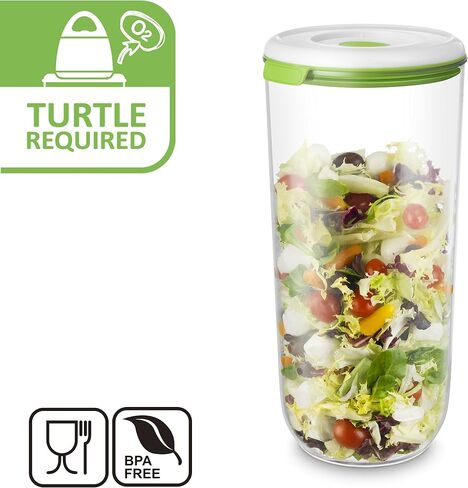 FOSA Vacuum Seal containers, Food Storage System Reusable Container Set with Vacuum and 3 Reusable containers, Food Saver Containers for Cacuum Seal in Saudi Arabia