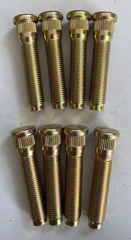 8pcs M14*1.5 مسامير مسمار العجلة الأمامية المسننة 610-490 15.7 مم knurl 69.75mm بديل طول 2003-2016 Ford F250 F350 F450 F550 in Kuwait