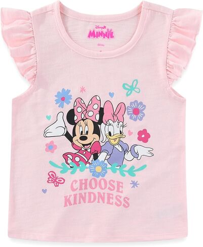 Disney Minnie Mouse and Daisy Duck Girls Short Sleeve Shirt and Shorts Set for Toddler and Big Kids in Saudi Arabia
