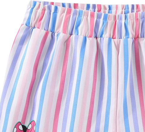 Disney Minnie Mouse and Daisy Duck Girls Short Sleeve Shirt and Shorts Set for Toddler and Big Kids in Saudi Arabia
