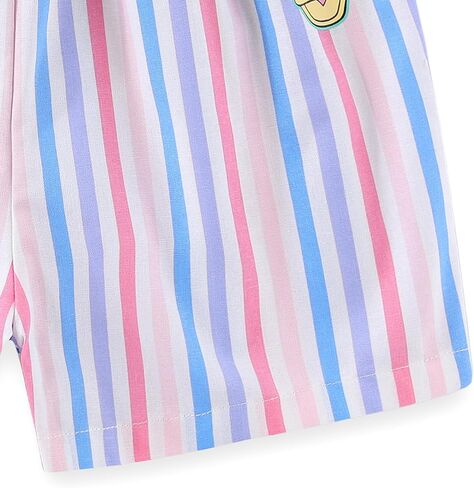 Disney Minnie Mouse and Daisy Duck Girls Short Sleeve Shirt and Shorts Set for Toddler and Big Kids in Saudi Arabia