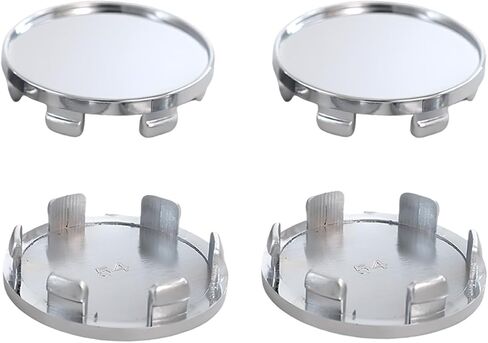 4PCS Car Wheel Center Caps, ABS Snap-in Rim Center Hub Caps Cover Replacement with 54mm/2.13in Outer Diameter 47mm/1.85in Inner Diameter, Universal Wheel Hub Cap Accessories (Black) in Saudi Arabia