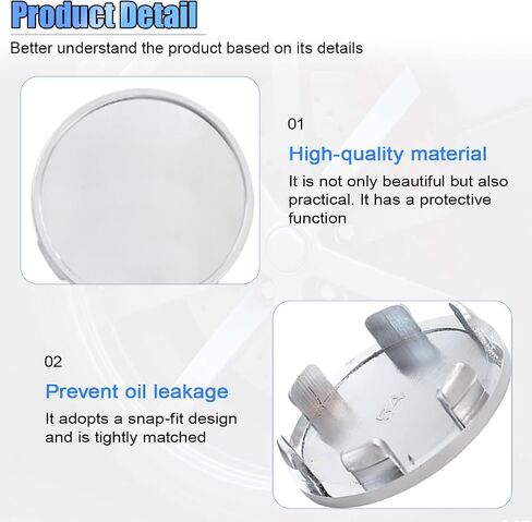 4PCS Car Wheel Center Caps, ABS Snap-in Rim Center Hub Caps Cover Replacement with 54mm/2.13in Outer Diameter 47mm/1.85in Inner Diameter, Universal Wheel Hub Cap Accessories (Black) in Saudi Arabia