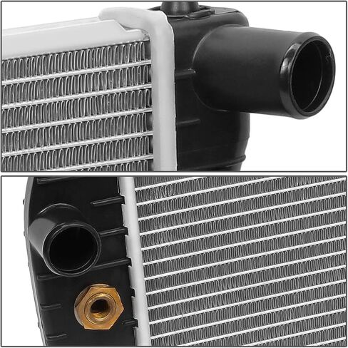 Auto Dynasty 28" Radiator for 1999-2007 Silverado Sierra Yukon Tahoe Suburban 4.3L 4.8L 5.3L AT, DPI 2334 Factory Style 1-Row Aluminum Cooling Radiator in Kuwait