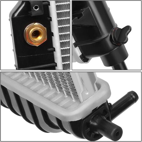 Auto Dynasty 28" Radiator for 1999-2007 Silverado Sierra Yukon Tahoe Suburban 4.3L 4.8L 5.3L AT, DPI 2334 Factory Style 1-Row Aluminum Cooling Radiator in Kuwait