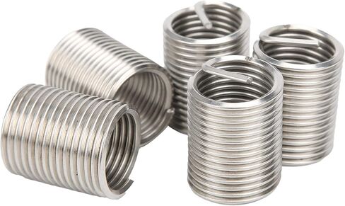 5 PCS Refrens Repiral Insert ، M22 Sleiroil Metric Thread Sweves ، Mueshs Thread Thread Thread من الفولاذ المقاوم للصدأ بطول مختلف لاختيار إصلاح الخيط in Saudi Arabia