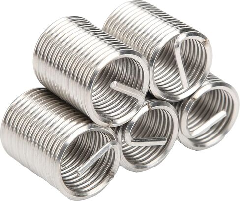 5 PCS Refrens Repiral Insert ، M22 Sleiroil Metric Thread Sweves ، Mueshs Thread Thread Thread من الفولاذ المقاوم للصدأ بطول مختلف لاختيار إصلاح الخيط in Saudi Arabia