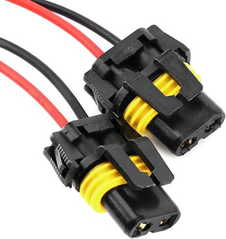Haofy Car Headlight Retrofit Splitter Wires Easy Installation High Reliability 2Pcs for Headlight Modification Enthusiasts in Saudi Arabia